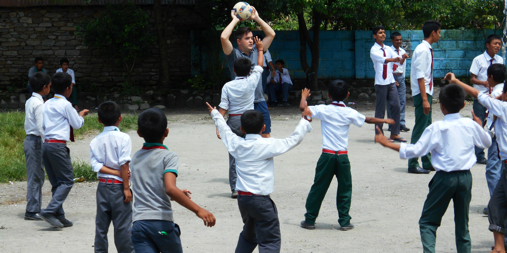 Get children involved in team sports to help them learn new skills 